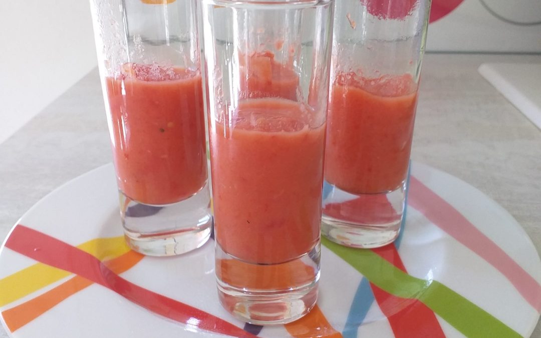 Gaspacho express à la tomate