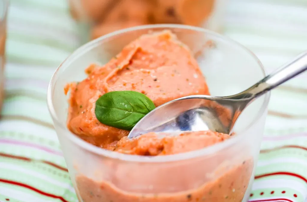 Sorbet tomate – basilic
